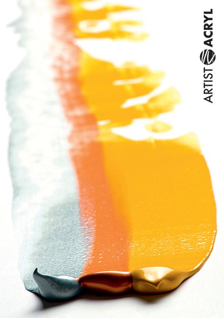Akrila krāsas Marabu Artist 4x75ml Metallic