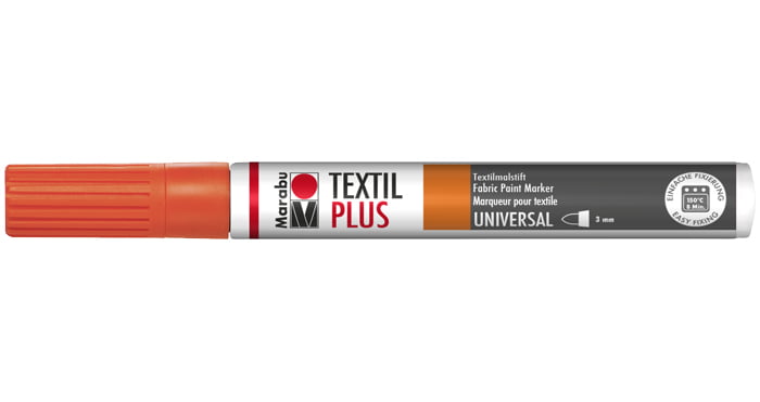 Marķieris tekstilam Plus 3mm 013 orange