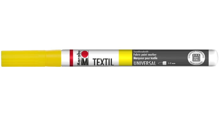 Marķieris tekstilam 1-2mm 005 raspberry