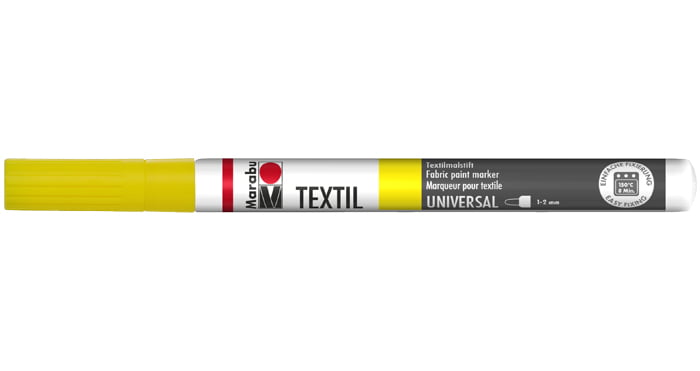 Marķieris tekstilam 1-2mm 005 raspberry