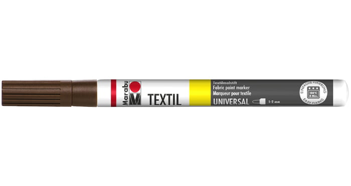 Marķieris tekstilam 1-2mm 005 raspberry