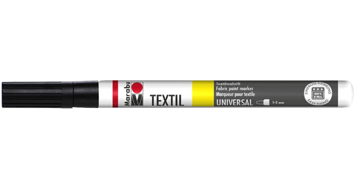 Marķieris tekstilam 1-2mm 005 raspberry