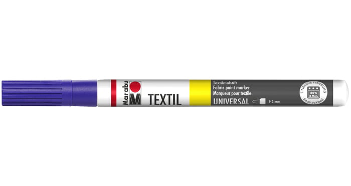 Marķieris tekstilam 1-2mm 005 raspberry
