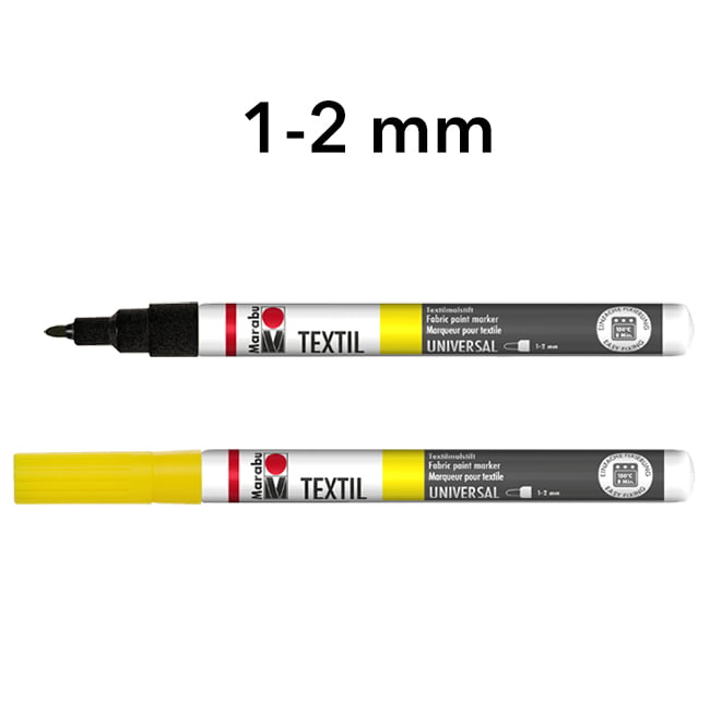 Marķieris tekstilam 1-2mm 005 raspberry