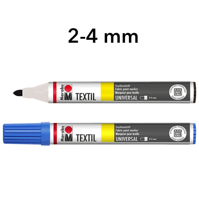 Marķieris tekstilam 2-4mm 005 raspberry