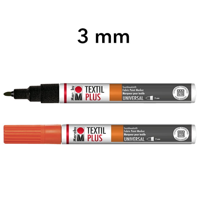 Marķieris tekstilam Plus 3mm 013 orange