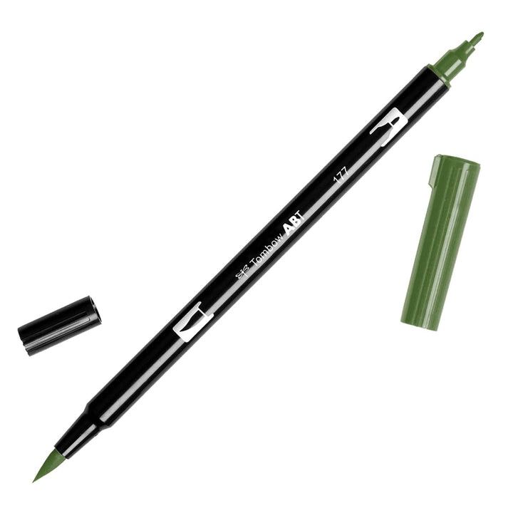 Tombow ABT water-based Dual Brush Pen set “Greenery”