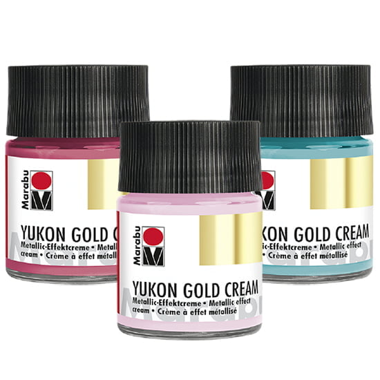 Dekorkrāsa Yukon Gold Cream 50ml 733 metallic-pink