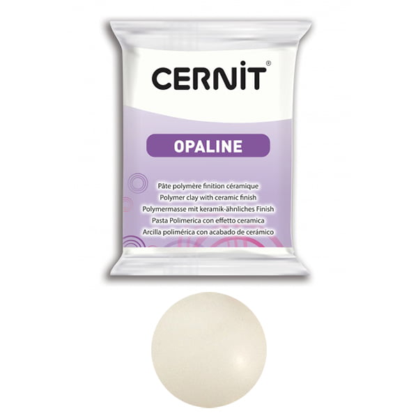 Polimērmāls Cernit Opaline 56g 010 white