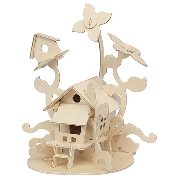 3D puzle koka Marabu Kids Fairy House 43 daļas