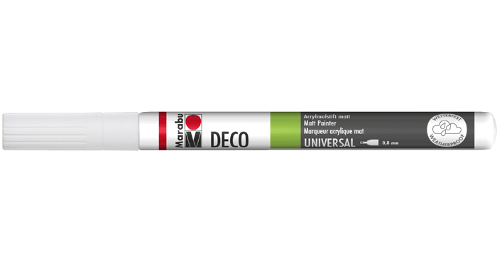 Marķieris Deco 0.8mm 070 white