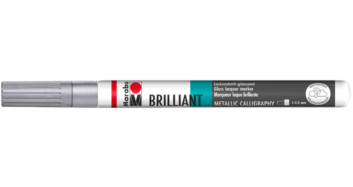 Marķieris Brilliant 1-2,5mm 073 black