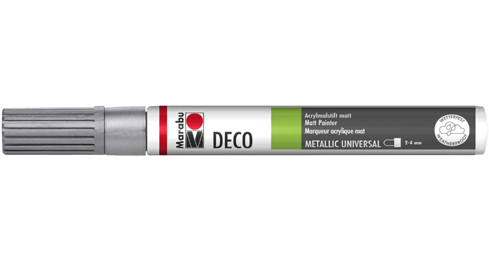 Marķieris Deco 2-4mm 084 silver