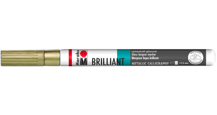 Marķieris Brilliant 1-2,5mm 073 black