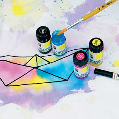 Krāsa tekstilam Aquarelle 15ml 014 magenta