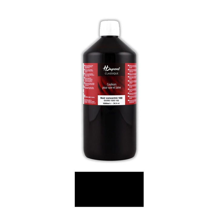 Zīda krāsa H Dupont Classique 1000ml 100 noir concentre