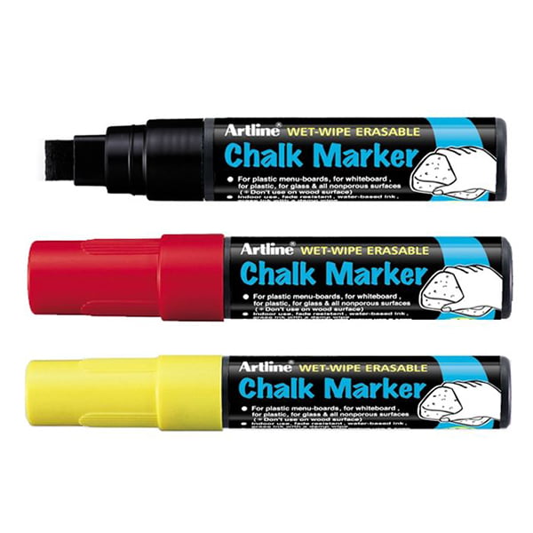 Artline CHALK Marker for all blackboards 12mm, flat