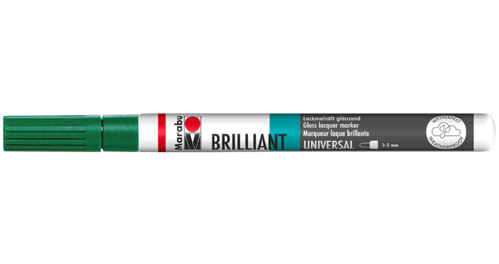 Marķieris Brilliant 1-2mm 067 rich green