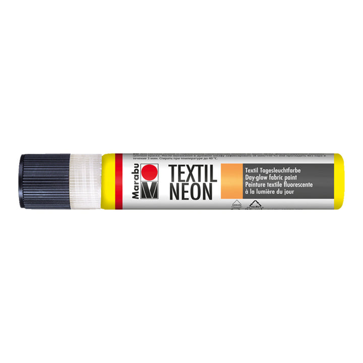 Tekstila kontūrkrāsa Textil Neon 25ml neon-yellow