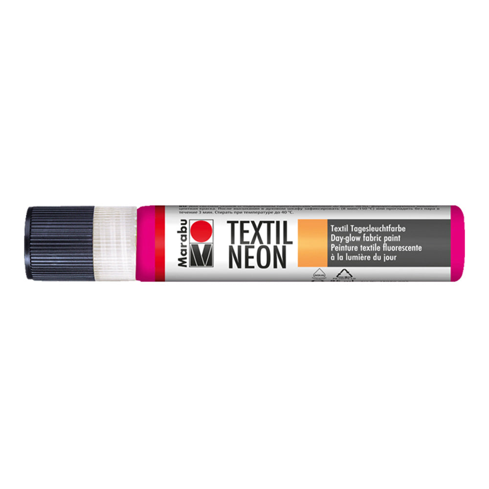 Tekstila kontūrkrāsa Textil Neon 25ml neon-yellow