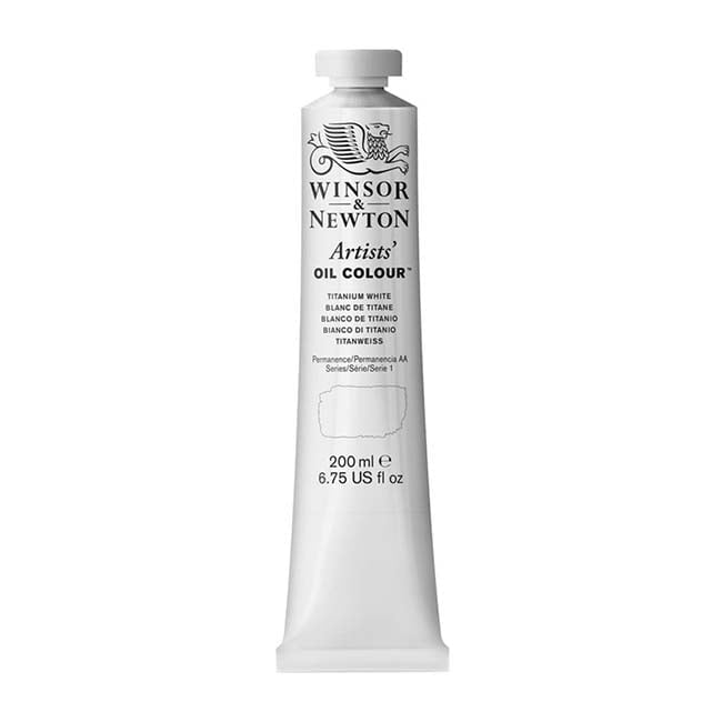 Eļļas krāsa W&N Artists 200ml 644 titanium white