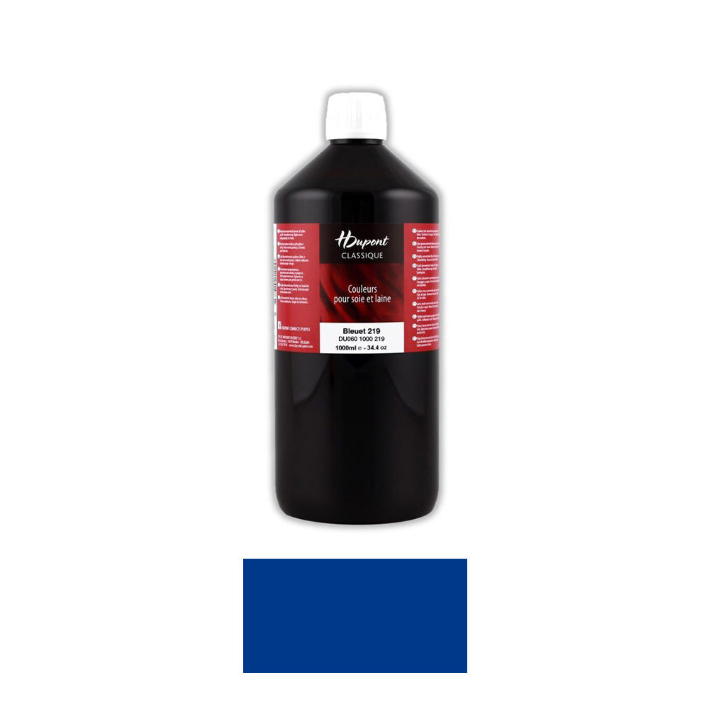 Zīda krāsa H Dupont Classique 1000ml 100 noir concentre