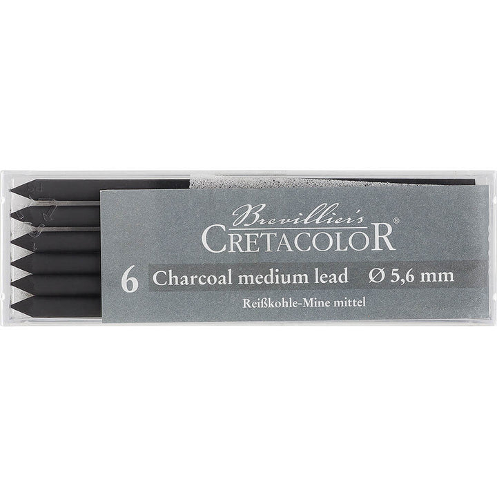 Cretacolor ARTIST LEADS charcoal leads 6pcs. medium