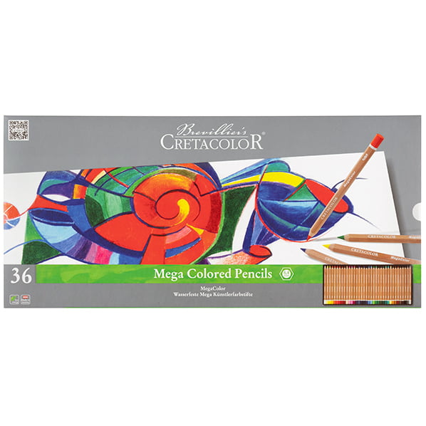 Cretacolor Megacolor zīmuļu komplekts 36gab