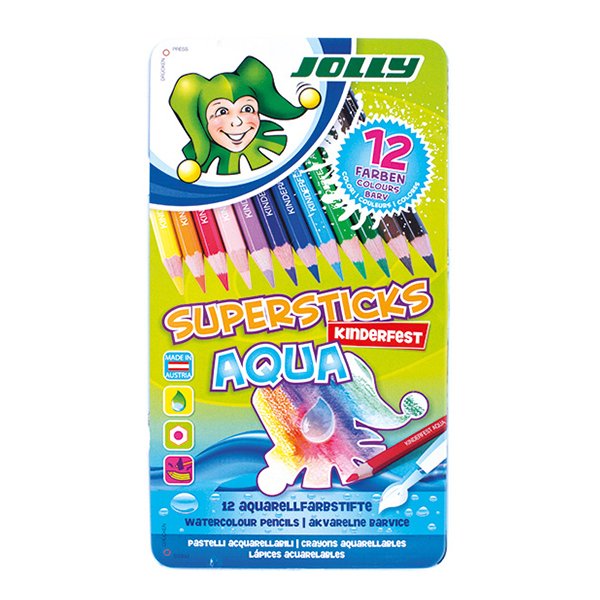 Jolly AQUA watercolor pencil set 12 colours