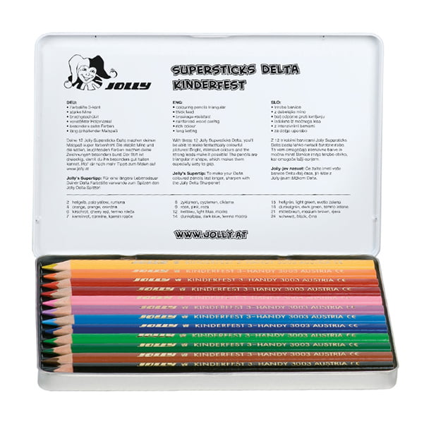 Jolly DELTA  Colored pencil set 12 colors