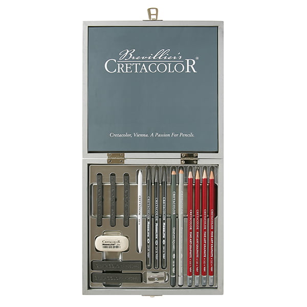 Cretacolor SILVER BOX graphite set