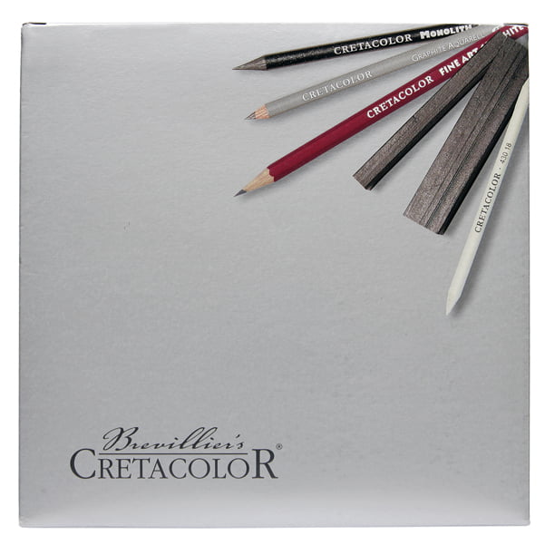 Cretacolor SILVER BOX graphite set