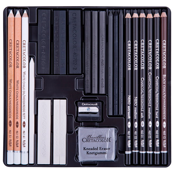 Cretacolor  BLACK&WHITE drawing set