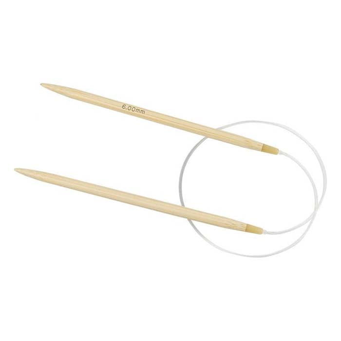 Knitting needles with connection Ø 6mm, 60cm