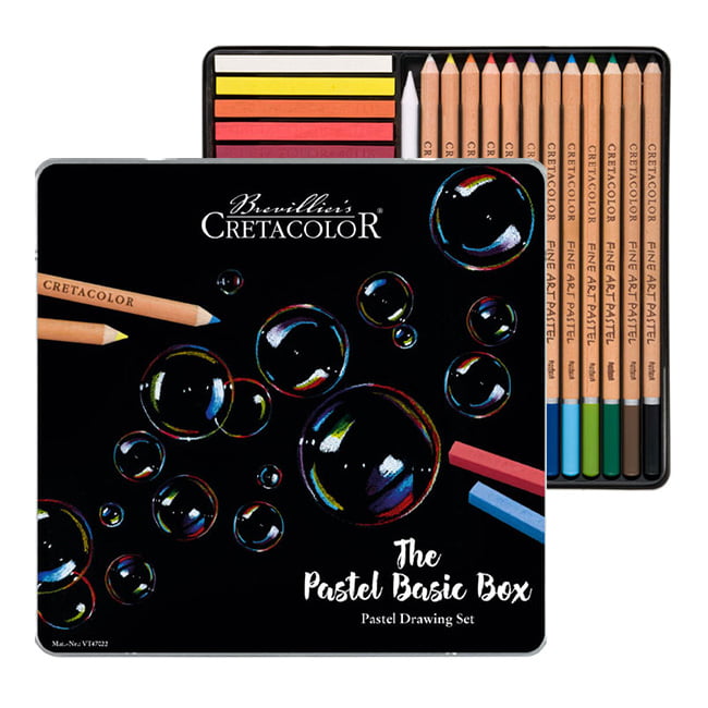 Cretacolor THE PASTEL BASIC BOX Pastel Drawing set, 27 pcs.