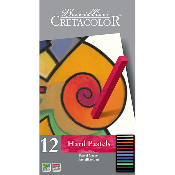 Cretacolor HARD PASTEL set 12pcs. metal box