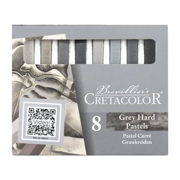 Cretacolor HARD PASTEL Grey set 8pcs.