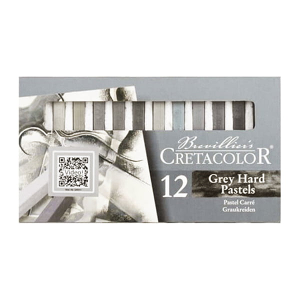 Cretacolor HARD PASTEL Grey set 12pcs.