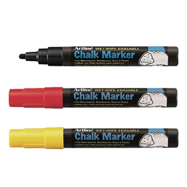 Artline CHALK Marker for all blackboards 4mm, round