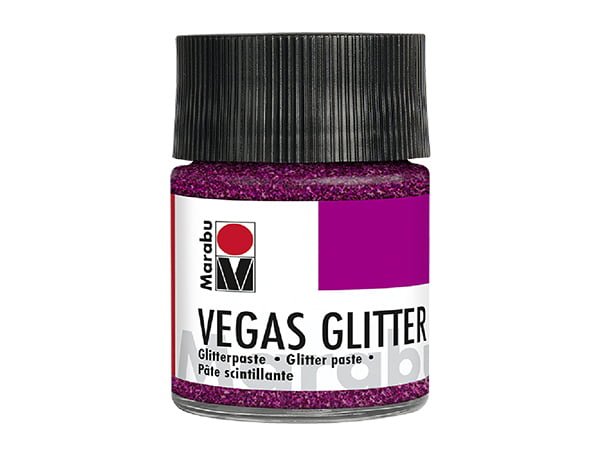 Dekoratīvā pasta Vegas Glitter 50ml 533 pink