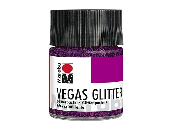 Dekoratīvā pasta Vegas Glitter 50ml 533 pink