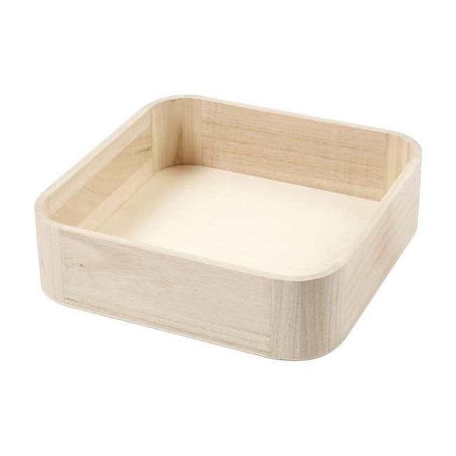 Koka paplāte, 25x25cm, A-7cm