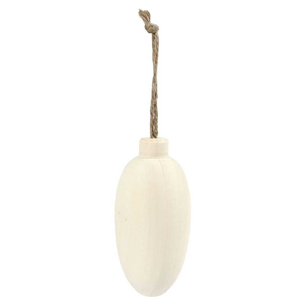 Koka ornaments čiekurs 9cm