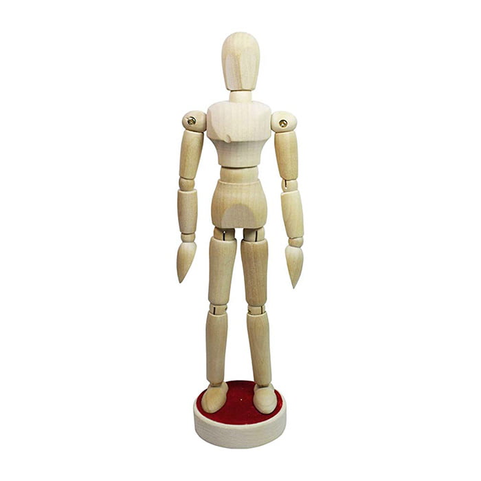 Magnētiskais koka manekens 20cm