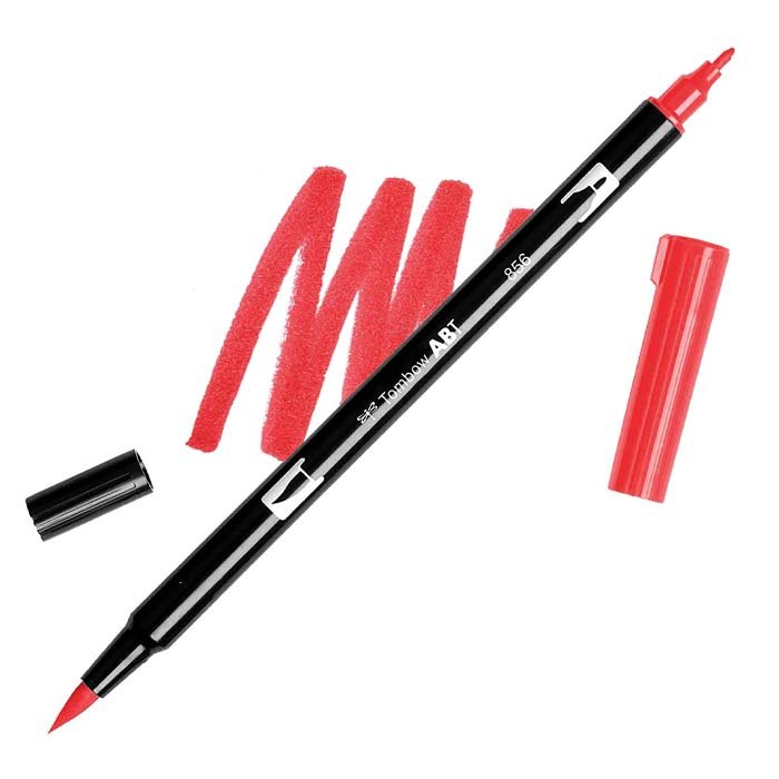 Tombow ABT dubbele brushpen Pink Punch ABT-803 Tombow ABT dubbele brushpen Pink Punch ABT-803