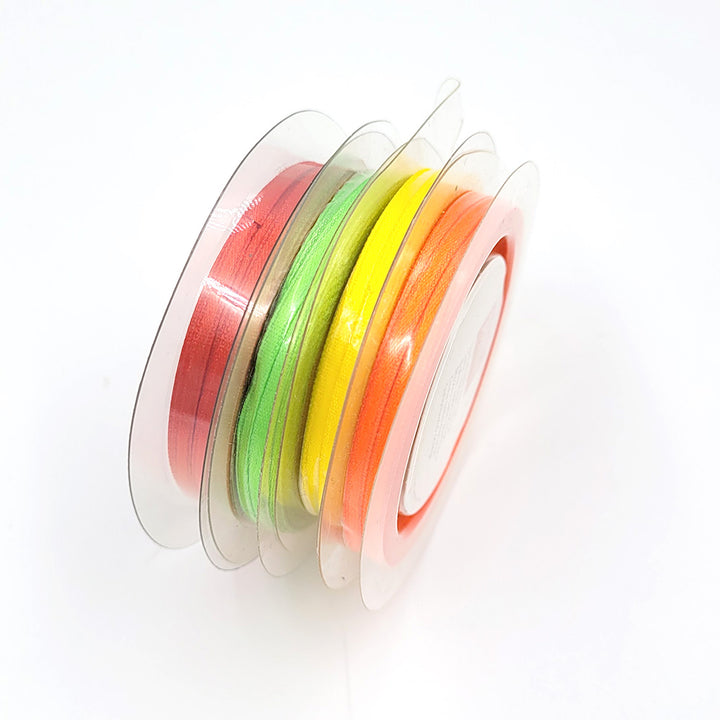 Satīna lente 3mm, 10m - balta