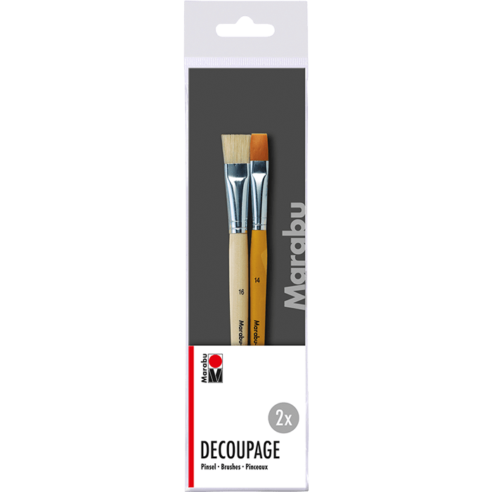 Marabu DECOUPAGE brush set