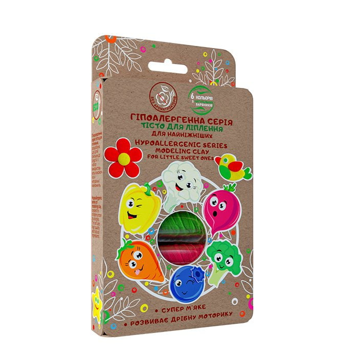 Lovin Do ECO plastilīns, 6 krāsas