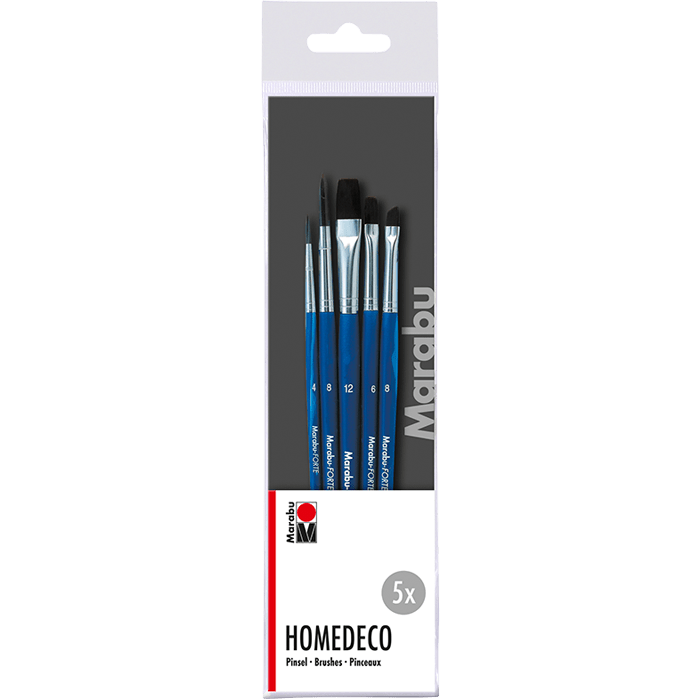 Marabu HOMEDECO brush set