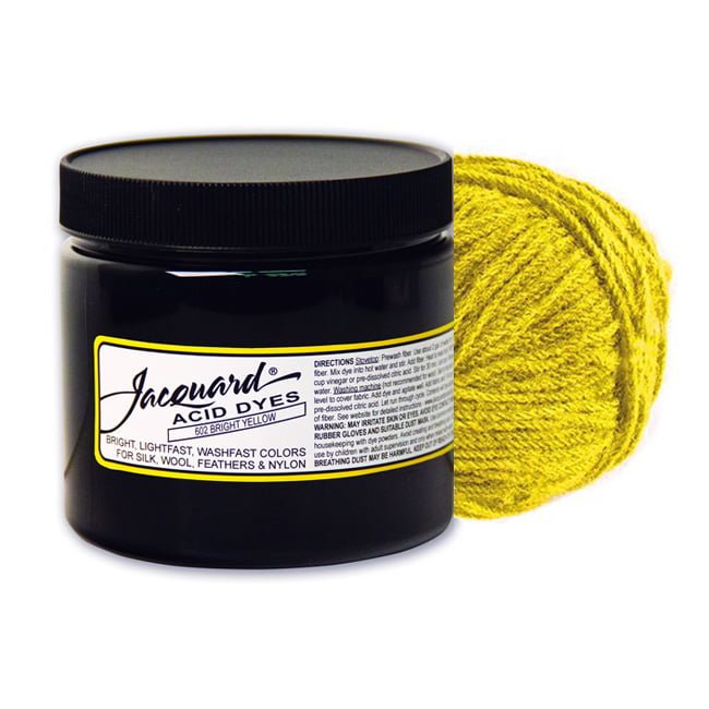 Jacquard Acid Dye – Konzentriertes Pulver Zum Färben Von Wolle, Seide & Protein-Fasern | 8 Unzen (Ecru) | Brillante, Farbechte Ergebnisse | Made In USA